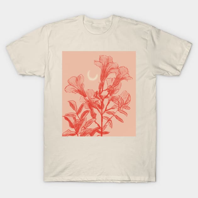Luna | Coral Haze Version T-Shirt by ghostieking